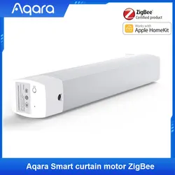 Aqara Smart curtain motor ZNCLDJ11LM Zigbee smart curtain timing voice remote control smart home via  Mi home Mijia APP