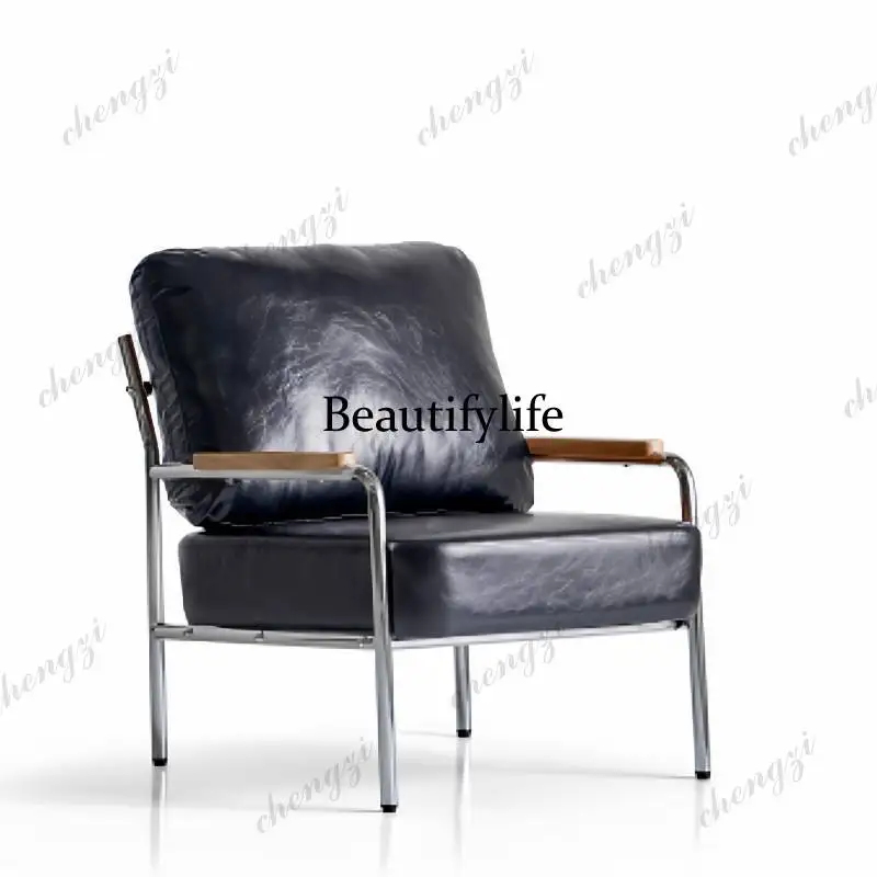 PPP Leather Trending Living Room Chairs Simple Soft Wooden Designer Living Room Chairs Nordic Luxury Sandalye