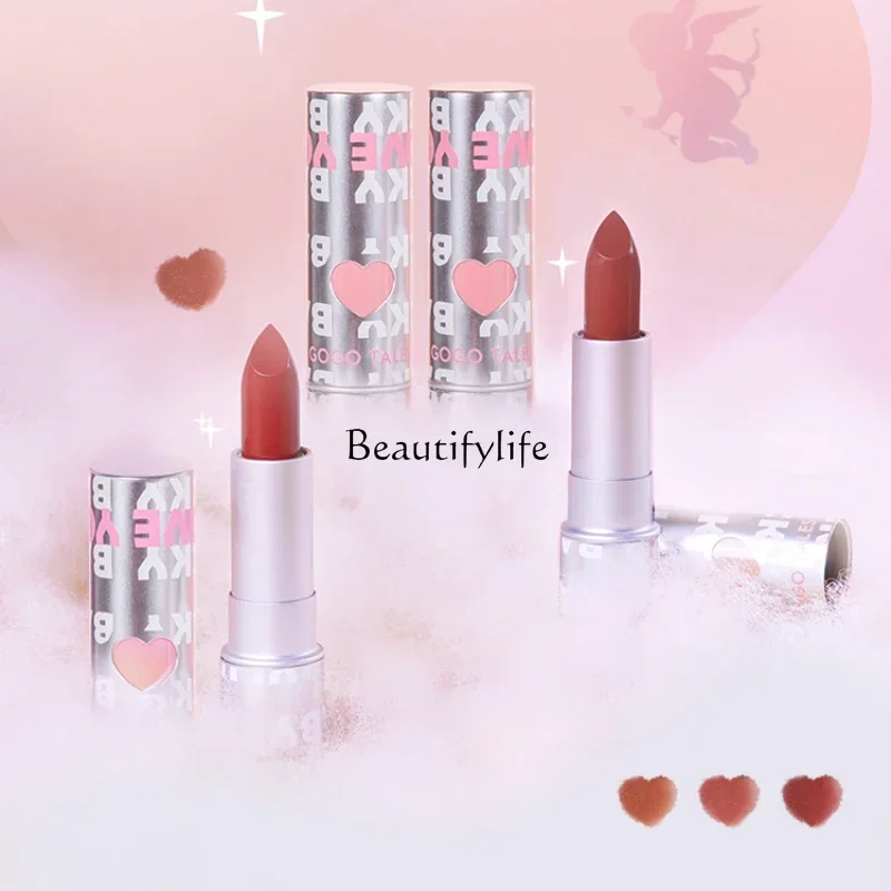 Sweetheart Nourishing Lipstick Satin White Color Lipstick Autumn and Winter Cheap Student Female