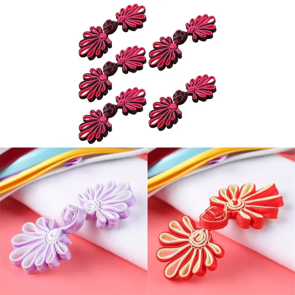 L43A Cheongsam Sewing Fasteners DIY Chinese Knots Button Chinese Closure Buttons