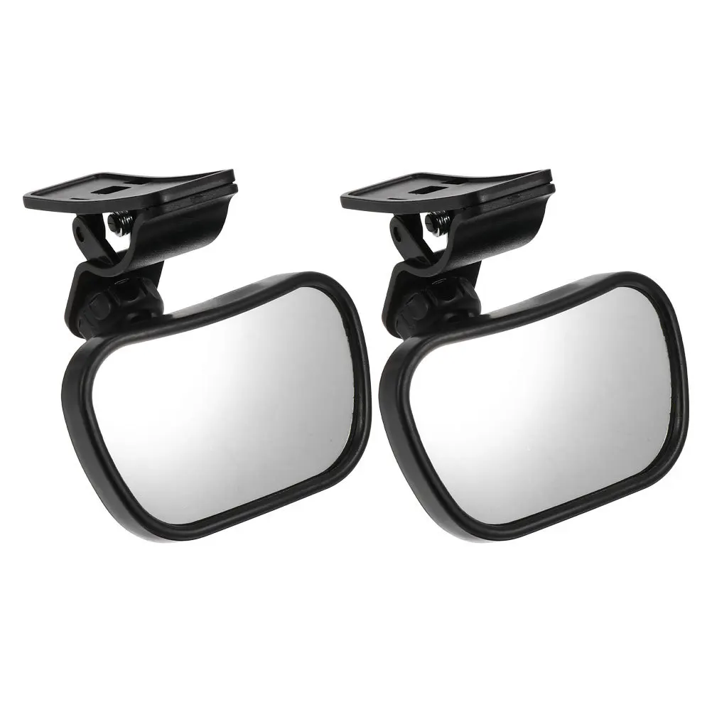 2 قطعة مرآة الرؤية الخلفية للرضع دوران 360 درجة زاوية واسعة مقاومة للصدمات سيارة مراقبة الطفل المقعد الخلفي مرآة السلامة #4