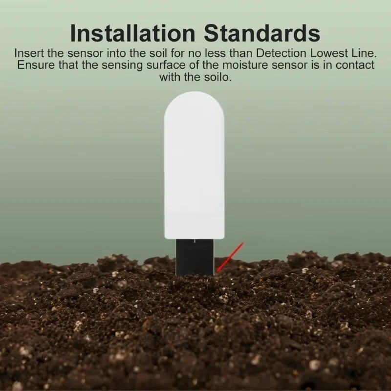 Soil Moisture Tester Humidity Meter for Farm Lawn Flower Plants Monitor Sensor Hygrometer Convenient Gardening Tool