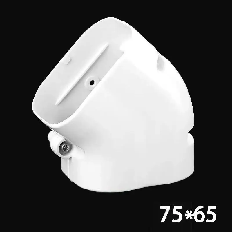 Hochfeste 75*65mm PVC-Klimaanlagen-Leitungsschutzkappe, Kupplungs-Endkappe, Flachbogenkappe für den langfristigen Einsatz im Freien – Detail 13