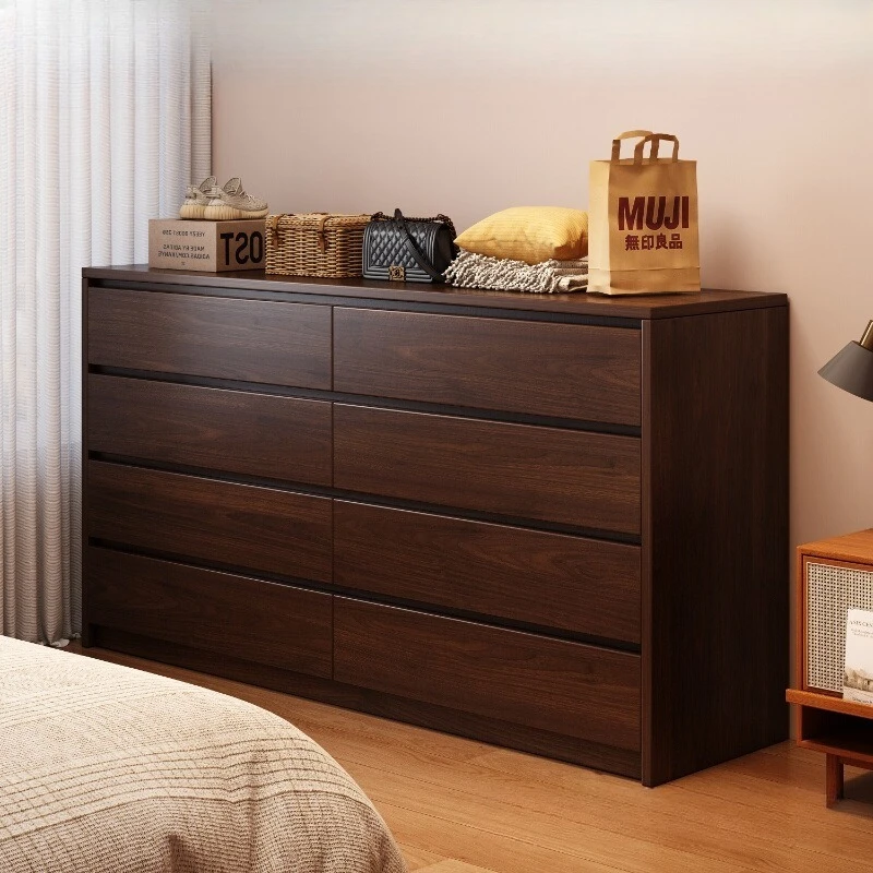 

Solid wood antique chest of drawers, bedroom, bedside locker, living room against the wall storage locker, chest of drawers