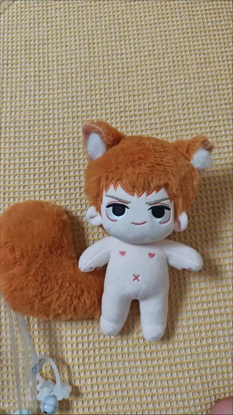 

Stuffed 20cm Anime Game Reigen Arataka 100 Cartoon Plush Doll Toy COS Dress-up Children Adults Collectible Cotton Gifts