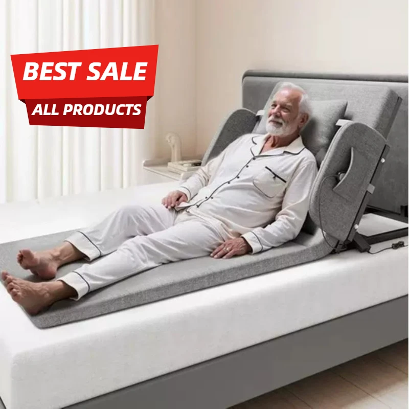 Manual Electric Back Lift Chair for Elderly Home Care Sit Up Assist Bed Rail Support