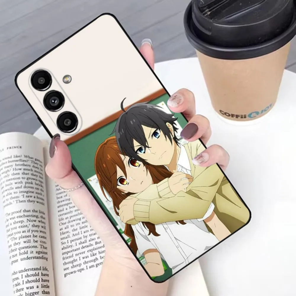 Anime H-Horimiya  Phone Case For Samsung S24,23,22,30,21,10,9,Ultra,Plus,Lite,FE,Soft Silicone Black Cover