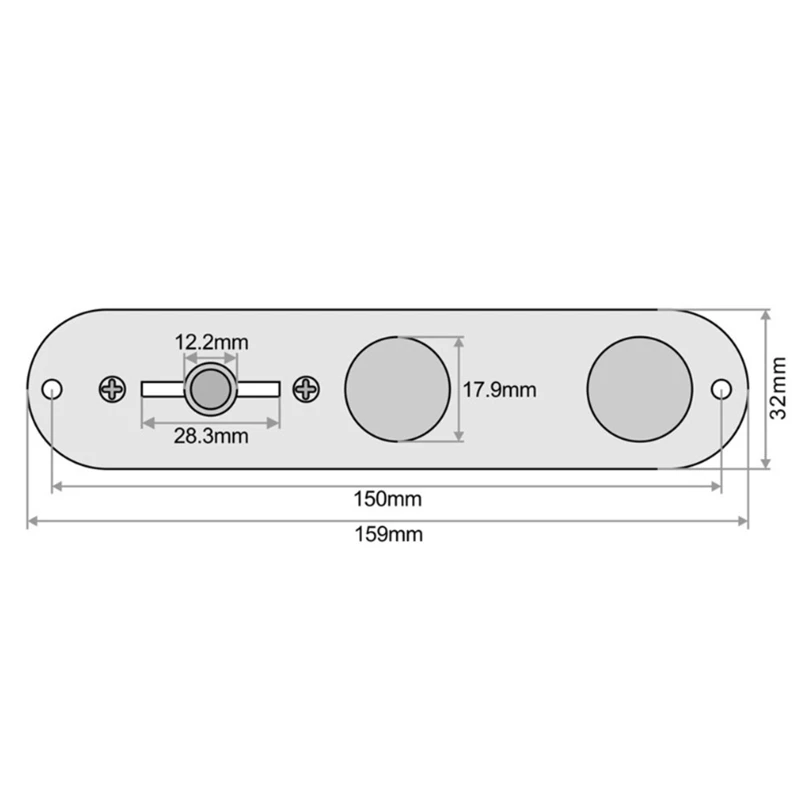 Previewed Control Plate 3-Way Switch For Fender Tele Telecaster With Socket Electric Guitar Circuit Board