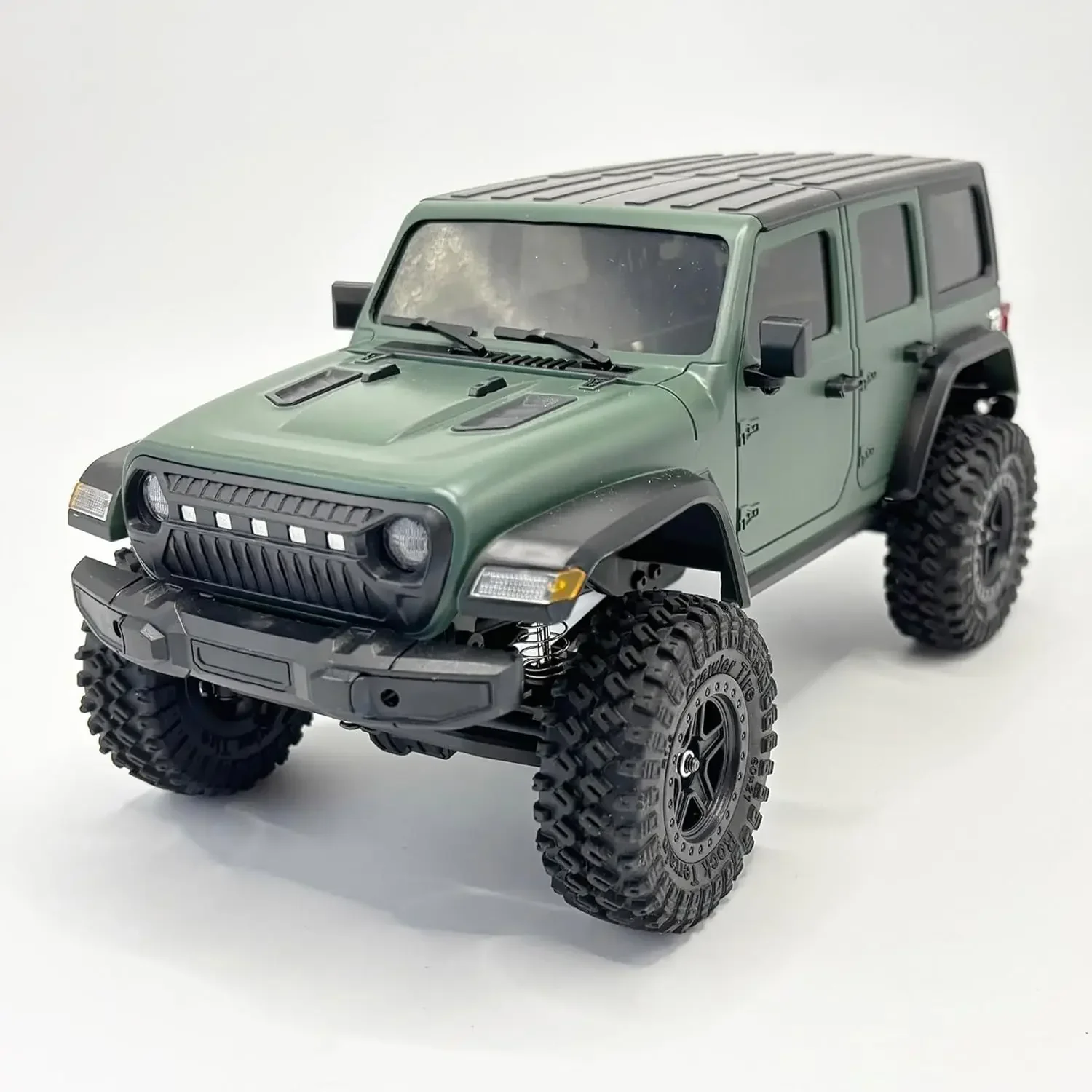 WPLDEWAN 1/18 RC Crawler RC Jeep Remote Control Truck Off Road RC Rock Crawler 4x4 RTR All Terrain 370 Brushed Motor 2.4GHz Full