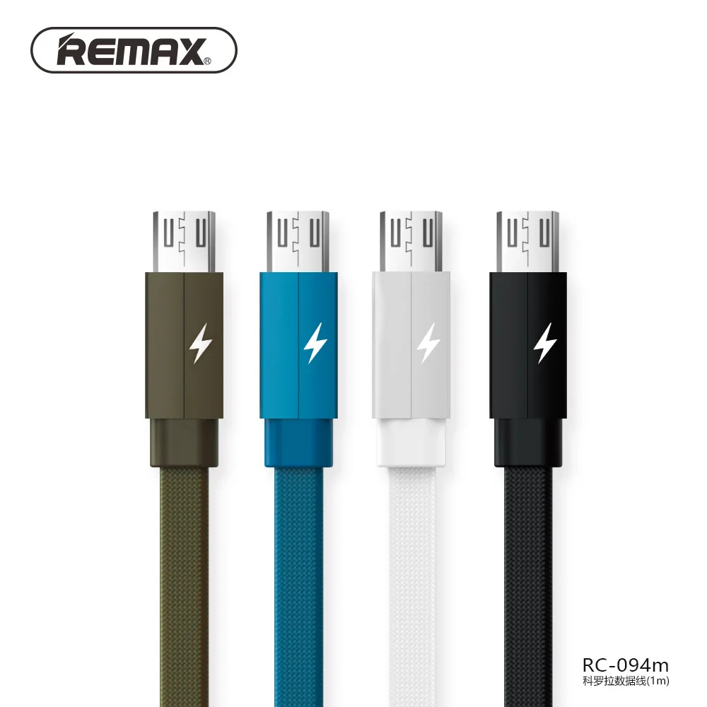 Remax 2.4A Fast Charging Cable 2.1A 2M Length Cable Type-C Micro USB Cable High Speed Data Transmission Braided Wire