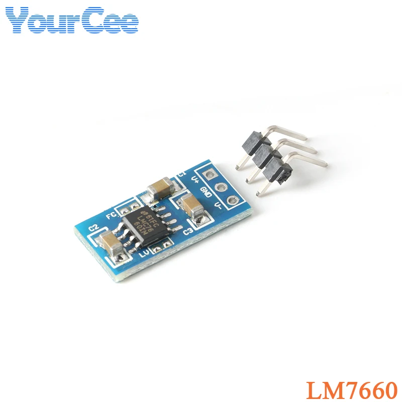 LM7660 LM2662 Conversion Board Positive to Negative Voltage 1.5-5.5V/10V Positive Voltage into Negative Voltage Converter Module