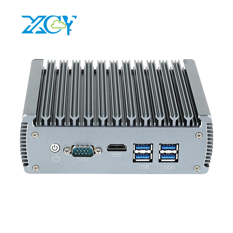 Mini PC industrial sem ventilador Intel i7-1165G7 N100 6x 2,5G Ethernet 4x USB COM-RS232 HDMI Mini-PCIe Suporte Windows Linux OpenWrt