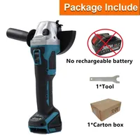 125mm Brushless Cordless Angle Grinder Impact Variable 4 Speed DIY Cutting Grinder Machine Power Tools For Makita 18V Battery