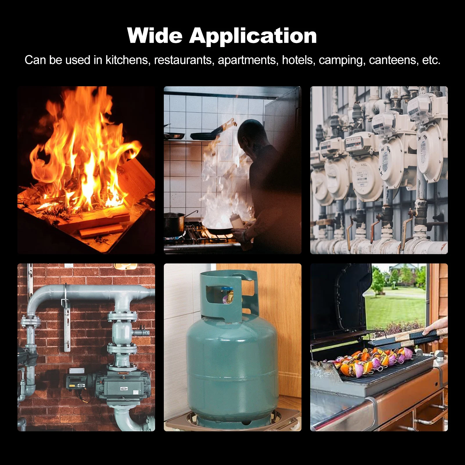 Allarme monitor CO 4 in 1 con display LCD Rilevatore combinato monossido di carbonio e gas naturale Rilevatori da parete plug-in CO e naturale