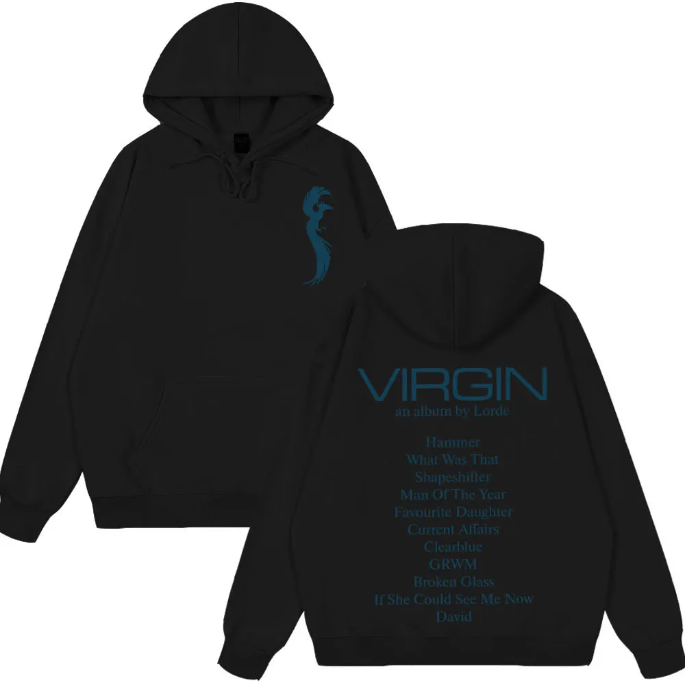 Lorde Ultrasound World Tour 2026 Merch Hoodie Men Women Fashion Y2k Clothes Sweatshirt Loose Oversized Fleece Casual Pullover
