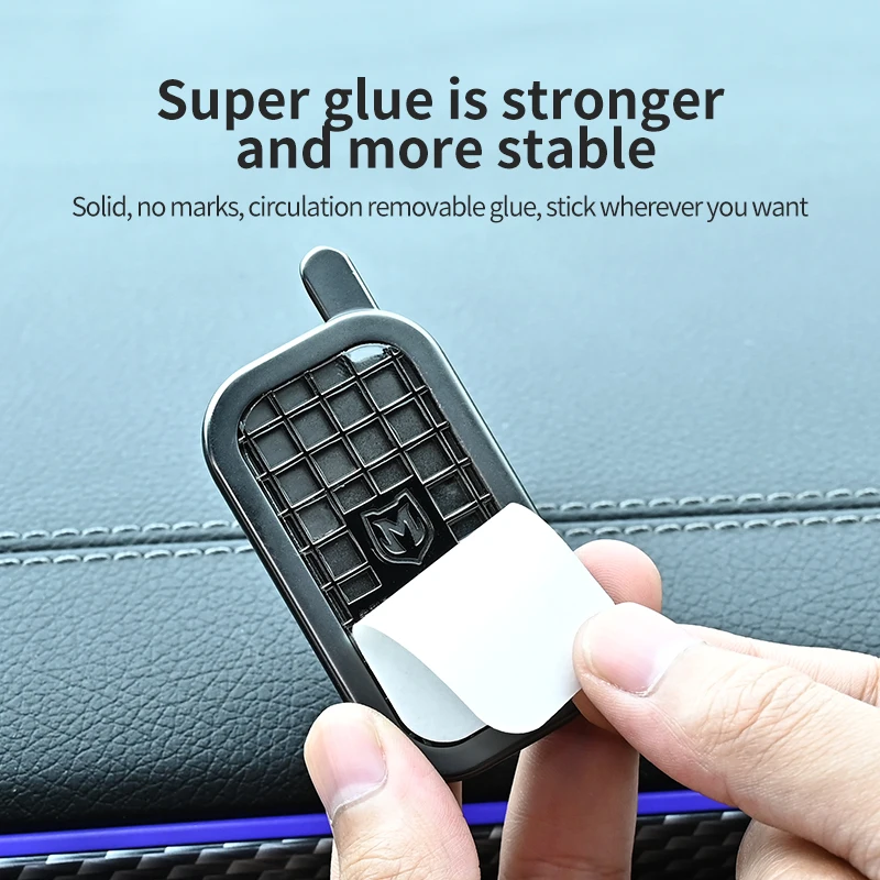 Car parking number plate Zinc alloy mobile phone model moving vehicle number plate Simple moving vehicle decorative item
