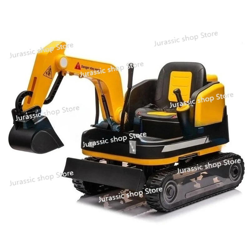 

Children's Remote Control Battery Power 24v Excavator Plastic Large Toys Children Riding Excavator