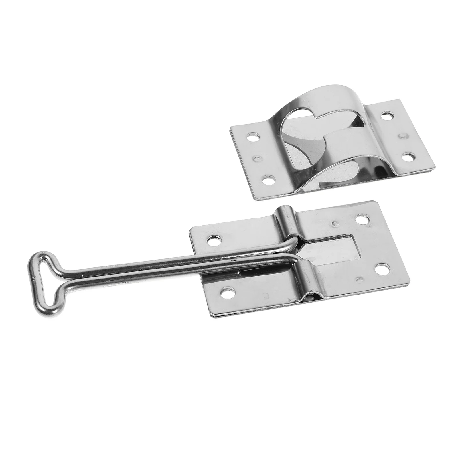 

1Set Rv Stainless Steel Door Wind Hook Entry T-Style Latch Heavy Duty Trailer Door Holder Camper Accessories Rv Window Latch