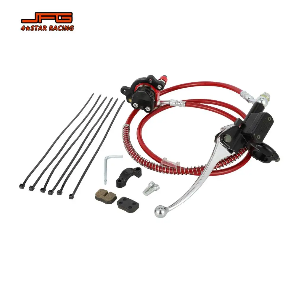 

For Baja Doodle Bug DB30 212cc 79 97 100cc Mini Bike Motorcycle Accessories Hydraulic Disc Brake Assembly Kit Caliper Hand Lever
