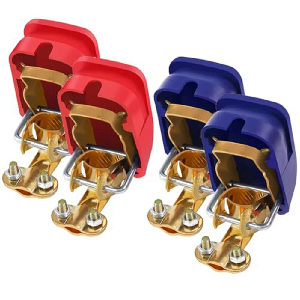 2Pairs Quick Release Battery Terminals 12V Clamps For Boat Truck Connectors Caravan Replacement Car Part