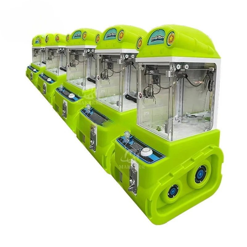 Mini Plastic Claw Machine Small Arcade Prize Vending Machine Digital Printing Logo Coin-operated Doll Machine Entertainment 220V
