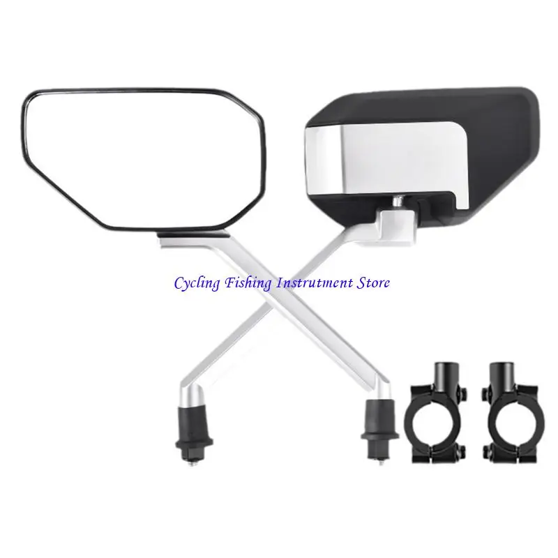 

G92F 4lots Electric Bike Mirroring Cycling Safety Mirroring Wide Direction Mirrors