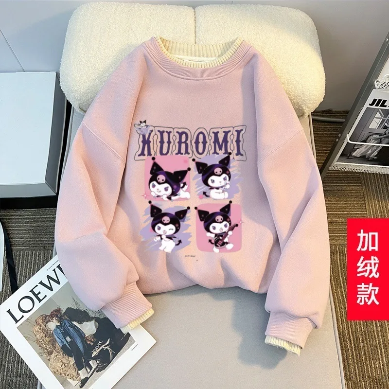

Children Cinnamoroll Sweatshirt Kawaii Cartoon Spring Autumn Anime New Fashion Shirt Long Sleeve Casual Comfortable Skin Soft