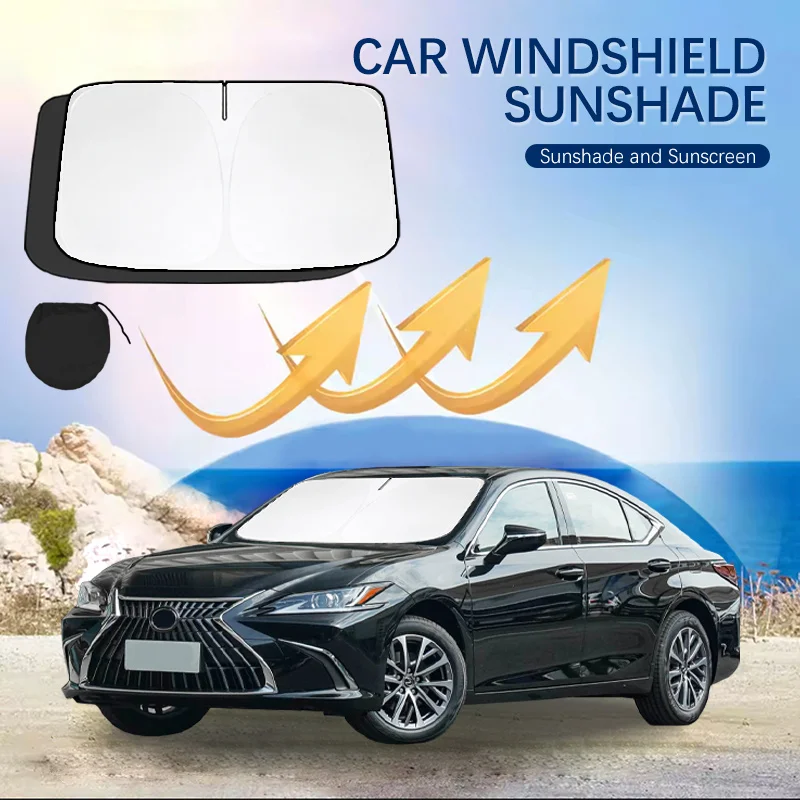 

Car Windshield Sun Shade Covers for Front Window Sunscreen UV Parasol For Lexus ES 300h ES250 ES200 ES350 Summer Car Accessories