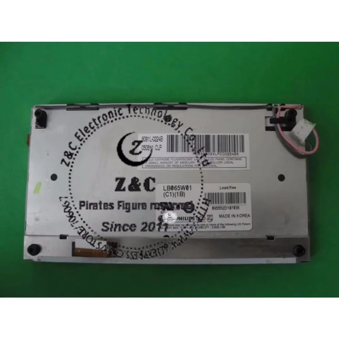 

LB065W01 C1 1B LB065W01(C1)(1B) Original 6.5 Inch LCD screen display for Car GPS Navigation