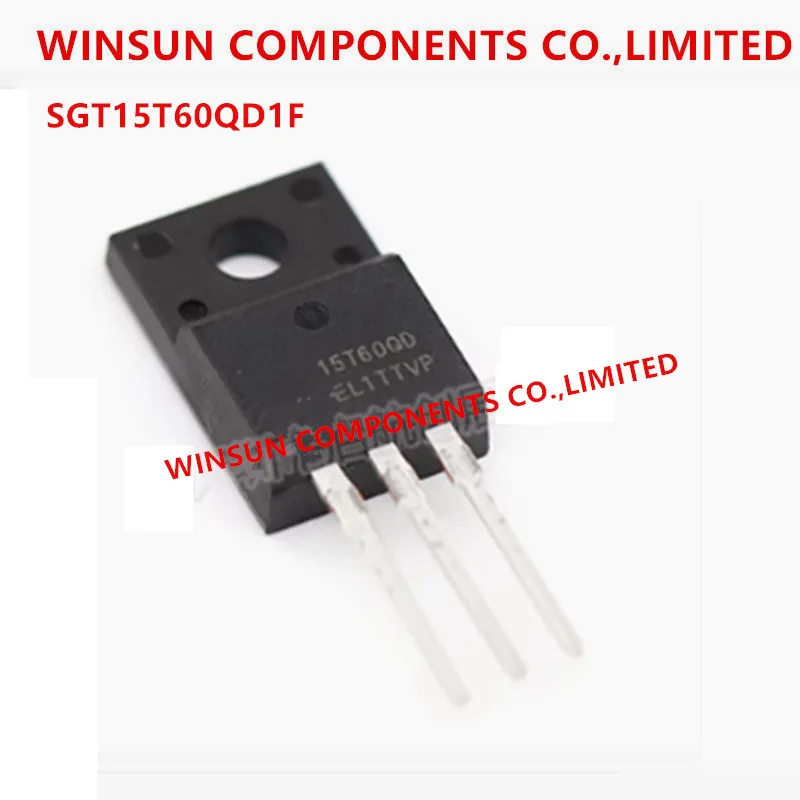 (10Piece)100% New Original SGT15T60QD1F 15T60QD TO-220F inverter IGBT Tube 15A 600V