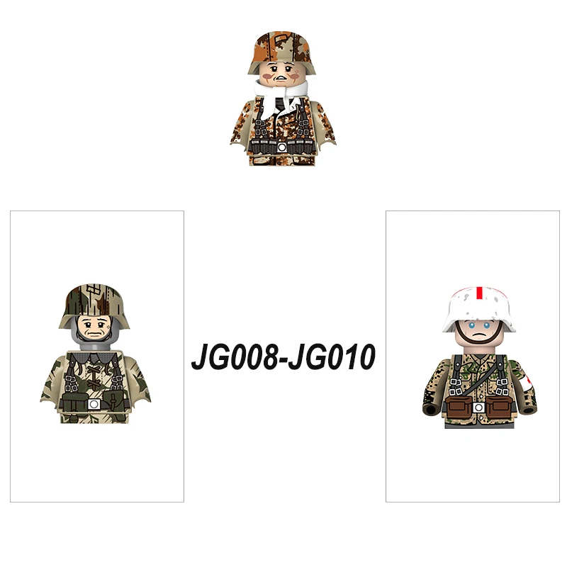 Moc Ww2-Mini figurine de l'armée militaire pour enfants, bl84de la force médicale allemande, mitrailleuses précieuses, blocs de jouets, cadeau pour garçons et filles, nouveau