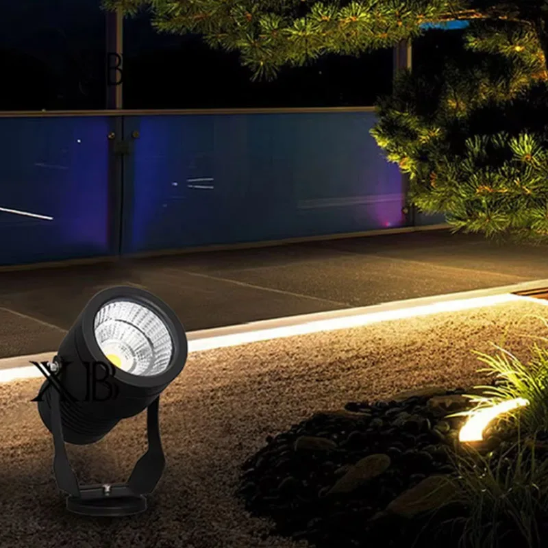 AC85-265V 5W 10W 15W 20W DC12V Landscape Bulb IP65 Led Light Path Spotlights LED Garden Lights Outdoor LED Waterprof Lawn Lamp