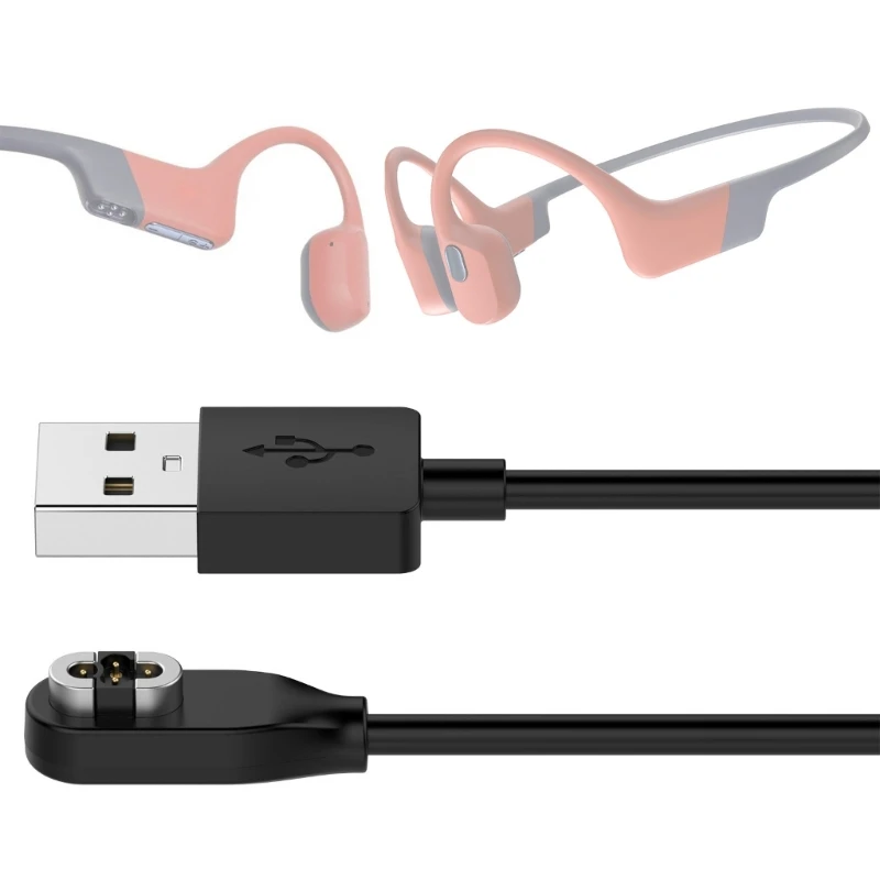 Magnetic Headphone USB Charging Cable Cord Fast Power Transfer Power Charger Adapter Travel Friendly For SHOKZ OpenSwim Pro S710