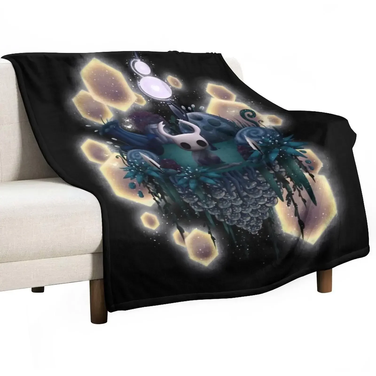 

Hollow Knight Island Throw Blanket Kid'S Soft Beds wednesday Blankets