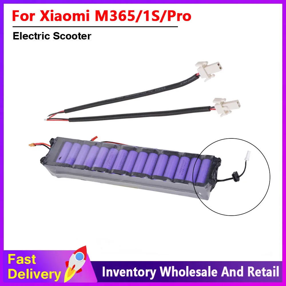 

LED Smart Tail Light Cable Silicone Plug Battery Cable Suitable for Xiaomi M365 1S Pro MI3 Electric Scooter Accessories