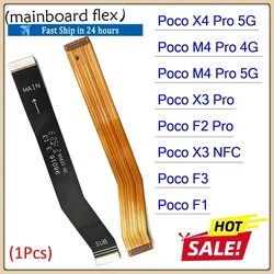 New For Xiaomi Poco X3 NFC F3 F1 F2 X4 M4 Pro 4G 5G Main Motherboard Connector LCD Display Flex Cable Replacement Parts Ribbon