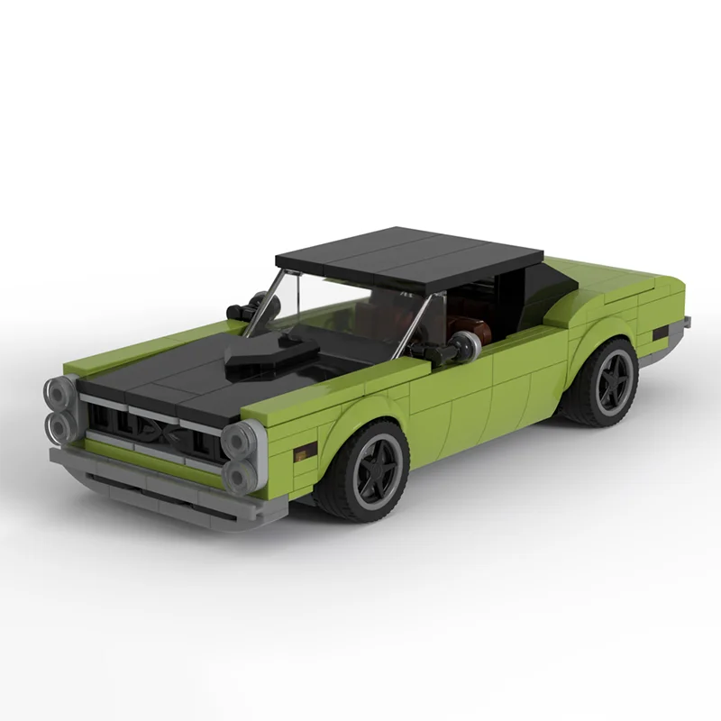 

2025 MOC 333PCS GTO City Car Speed Champion Classic Car Building Blocks Brick Racing Model Children's Toy Gift Christmas Present