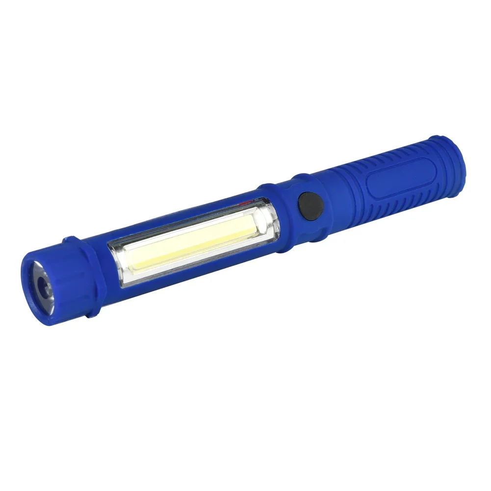 Multifunction Portable COB Lamp Camping Work Light Flashlight Torch With Magnetic for Camping Inspection Work