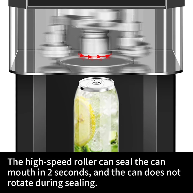 Portable Mini Automatic Can Sealing Machine for Internet Celebrity Drinks