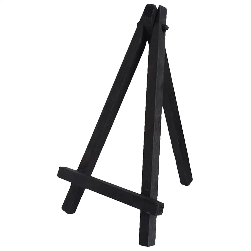 

Children's Easel Mini Wooden Tripod Stand 24x18 Black Kids Toddlers Canvas Holder Phone Display Home Supplies