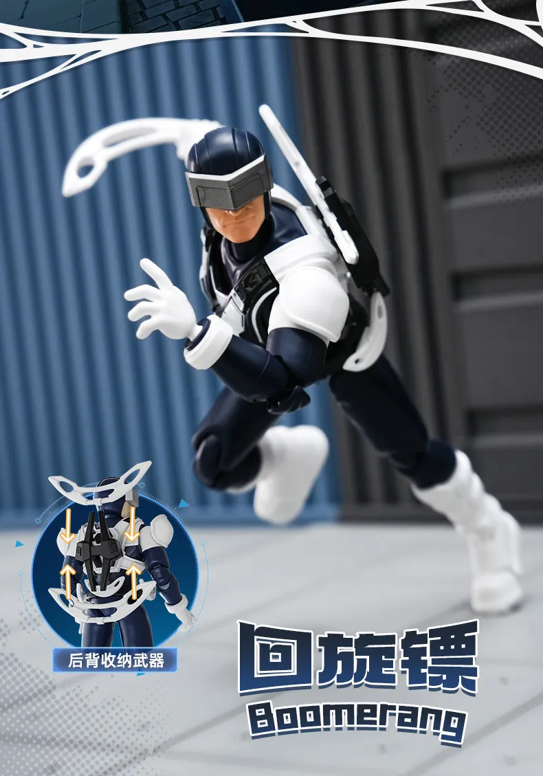 BLOKEES Spider-Man Venom Scarlet Spider Green Goblin Miles Morales Gwen Doctor Octopus Mysterio Scorpion Actionfigur Spielzeug Geschenk – Detail 30