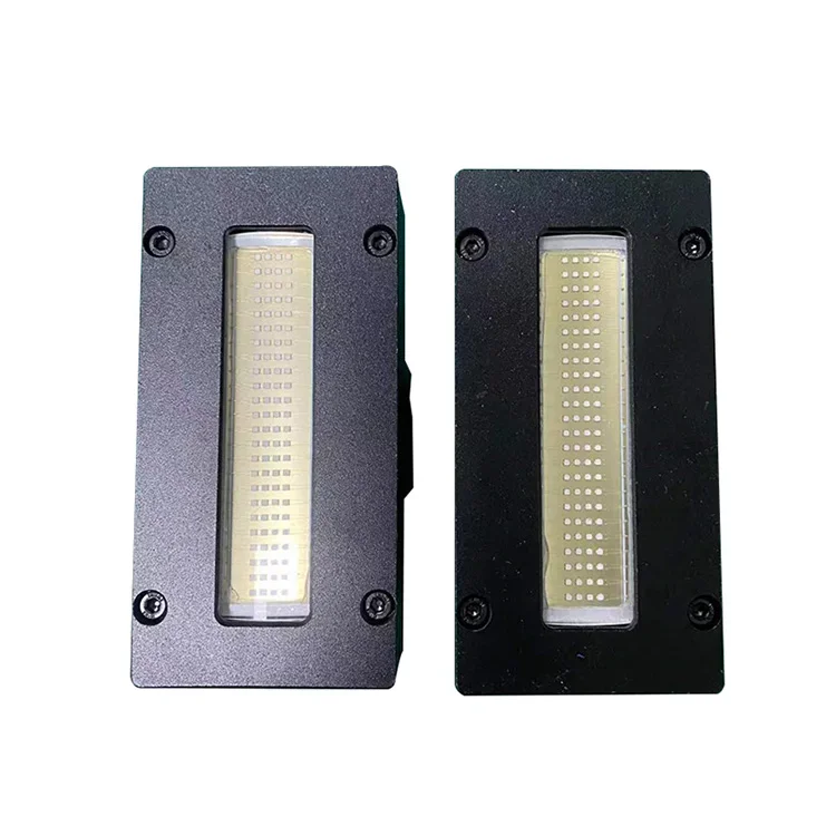Double nozzle UV photo machine blue UV curing lamp