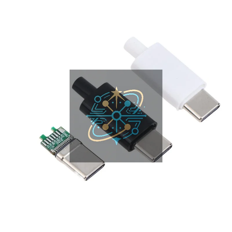 1/3Sets TYPE-C Male 24P With PCB Board Fast Charging Solder Wire Type 16 Solder Joints To Solder Wire & Cable High Current Supp