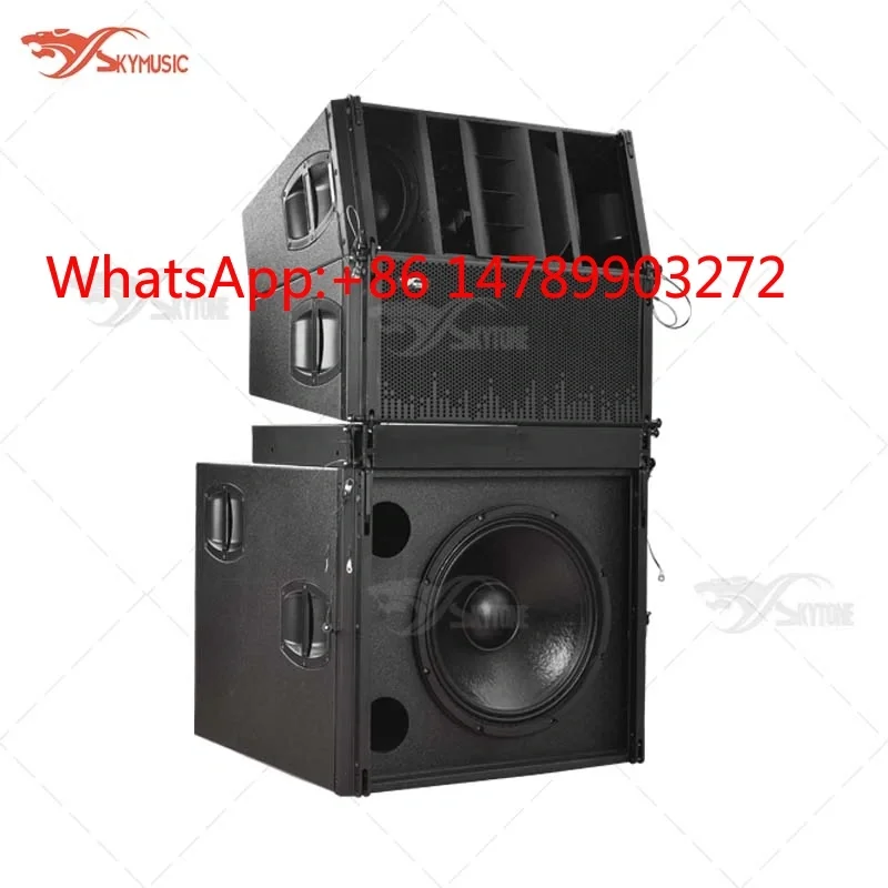 

V210 Dual 10 Inch 3 Way Passive Line Array, Indoor Outdoor Professional PA Sound System