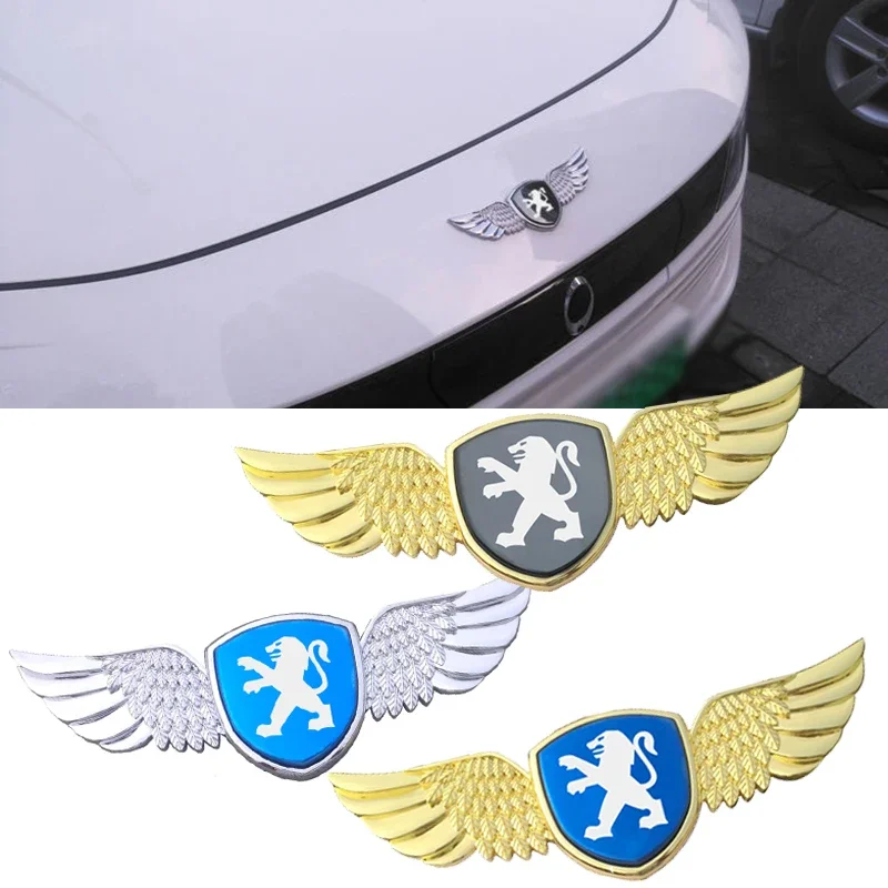 

Наклейки на боковую значку автомобиля из сплава для Peugeot 308 208 207 3008 206 307 107 508 407 2008 306 406 408 205 4008 Эмблема на переднюю панель