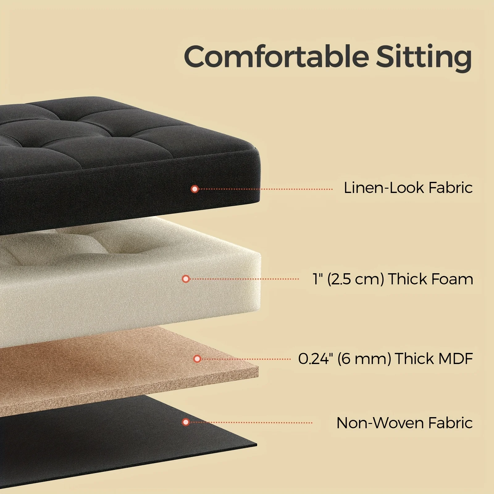 Multifunctional Folding Storage Stool, Large‑capacity Storage Footrest, Household Storage Organizer Box，Home Storage Organizer