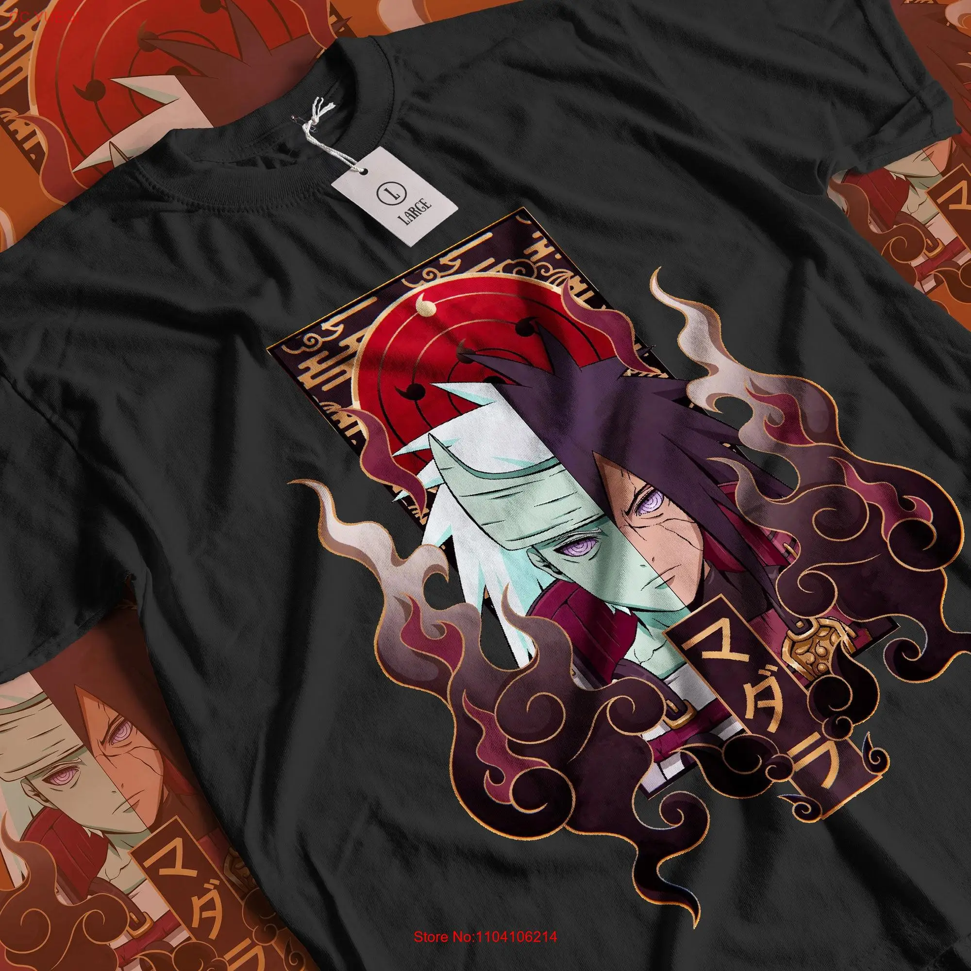 Aesthetic Limited The Cursed of Clan Vintage Silhouette Shinobi Anime  T Shirt long or short sleeves