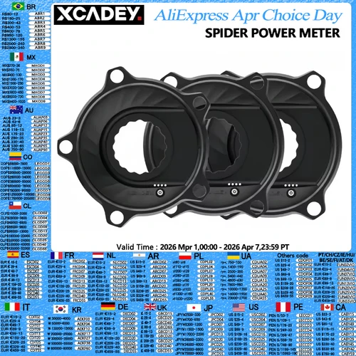 Imagen 1 del producto XCADEY XPOWER Spider medidor de potencia para bicicleta de carretera MTB para SRAM ROTOR RaceFce manivela plato 104BCD 110BCD