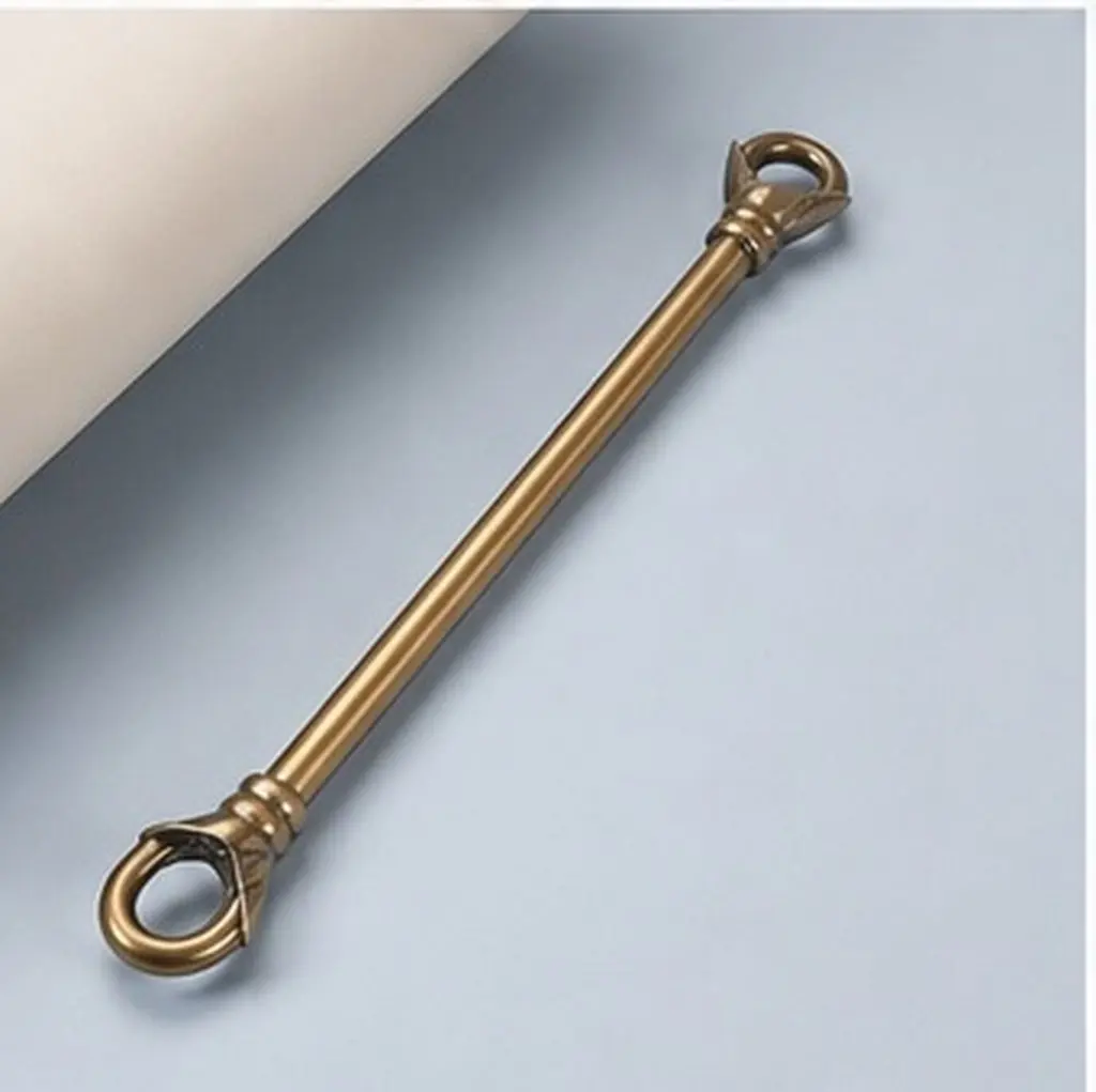 20Cm Chandelier Rod Premium Metal Load Bearing Rod with Dual Hook Design Straight Support Pole for Hanging Light Fittings