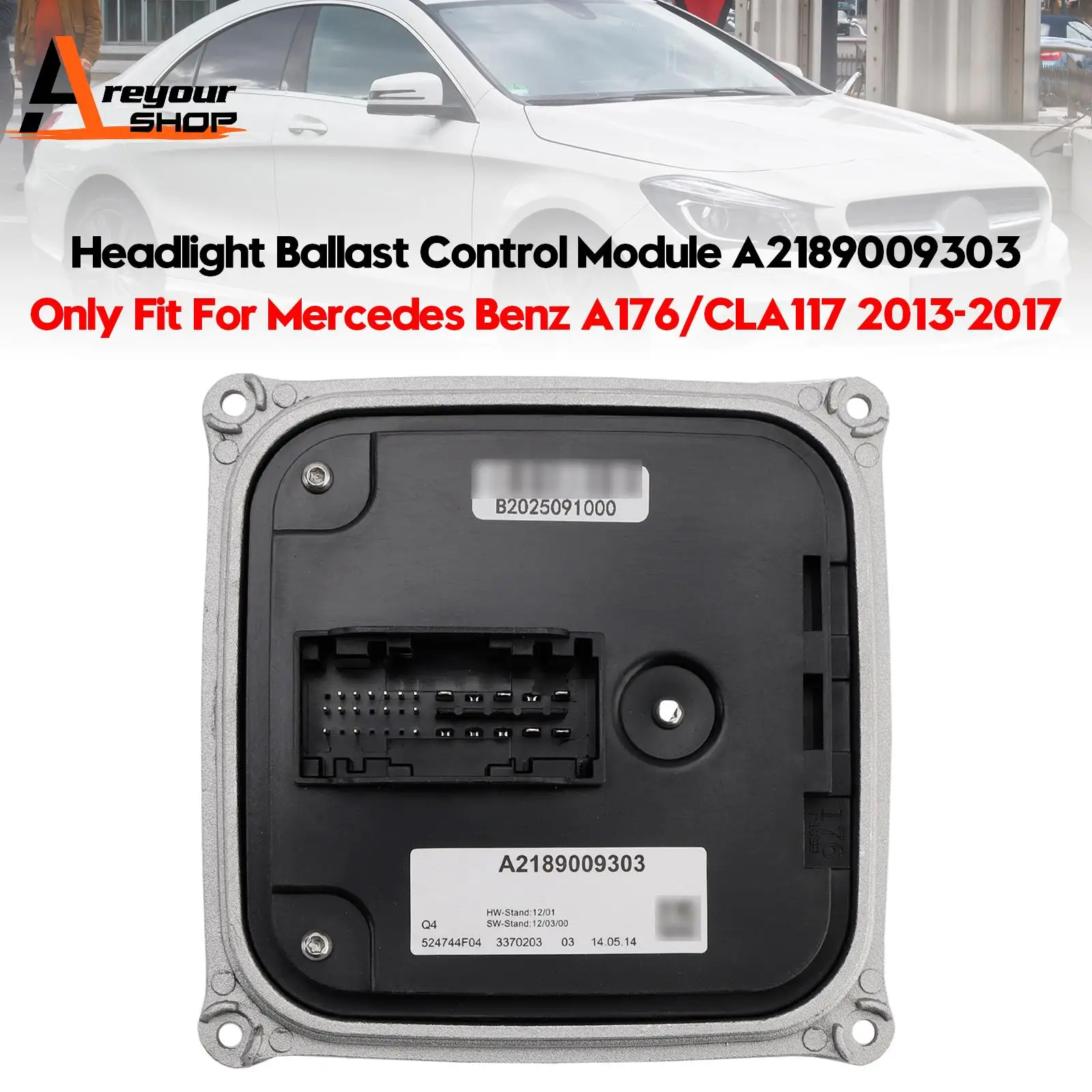 

Модуль управления балластом фар Areyourshop A2189009303 для Mercedes Benz A176/CLA117